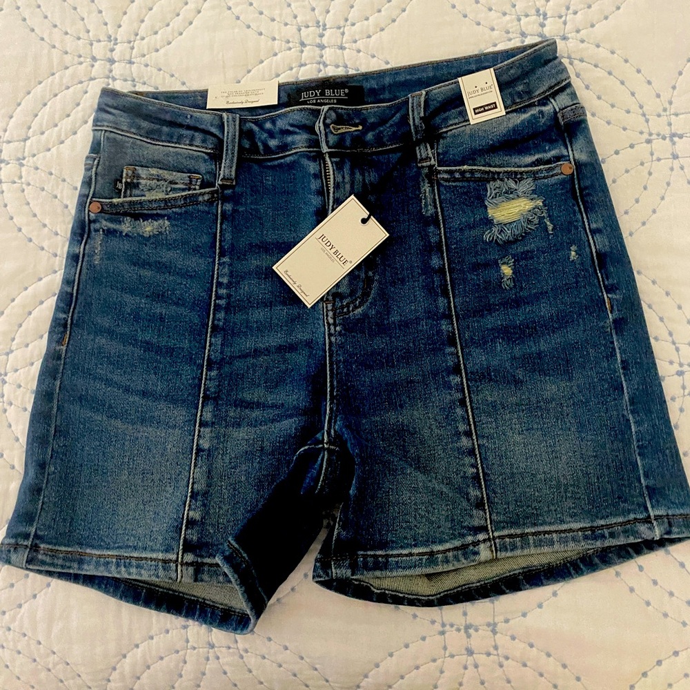 Judy Blue Shorts Medium Wash Size Large